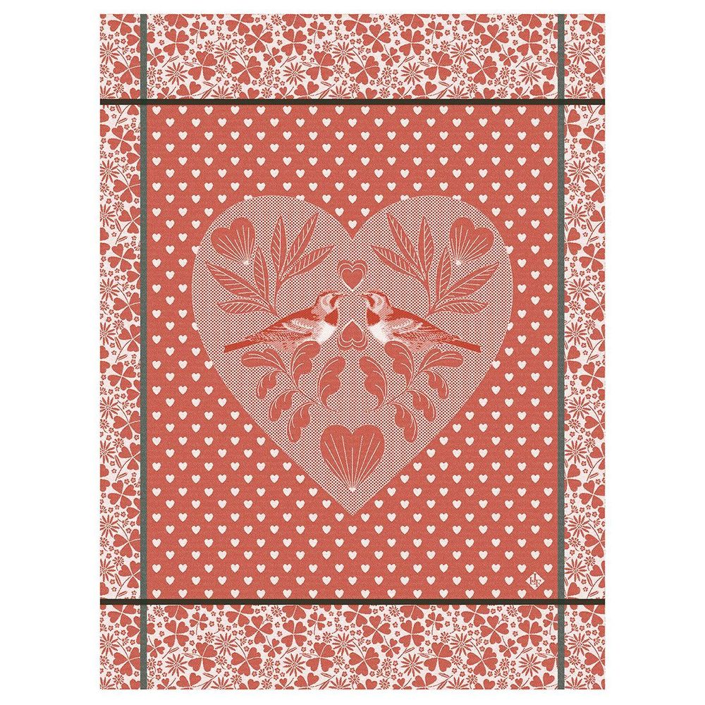 Torchons - Torchon Amour Coton - LE JACQUARD FRANCAIS - HOSPITALITY