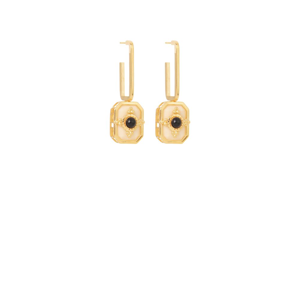 Jewelry - Nougat hoop earrings - JULIE SION