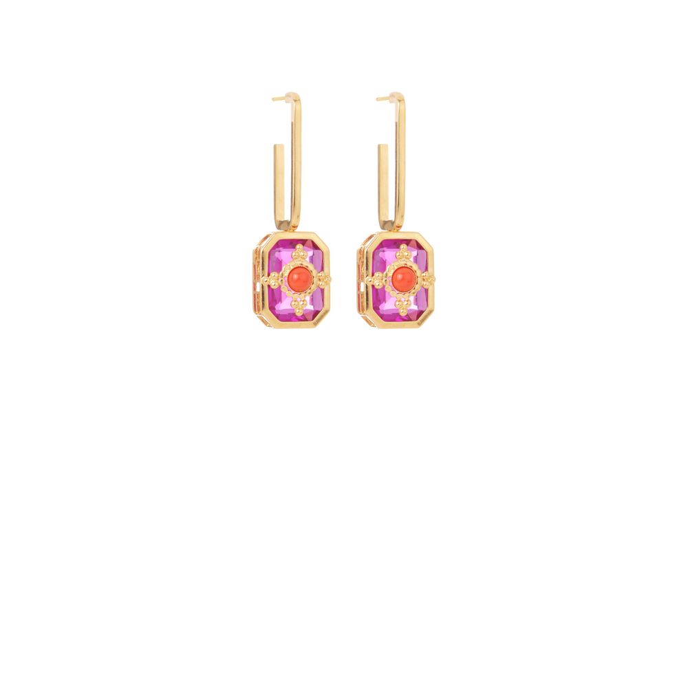 Jewelry - Nougat hoop earrings - JULIE SION