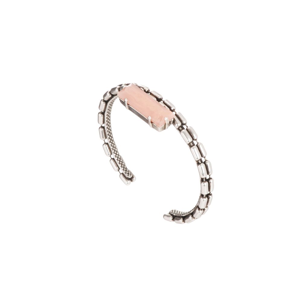 Jewelry - Nobilis 1 silver rectangle bangle - JULIE SION