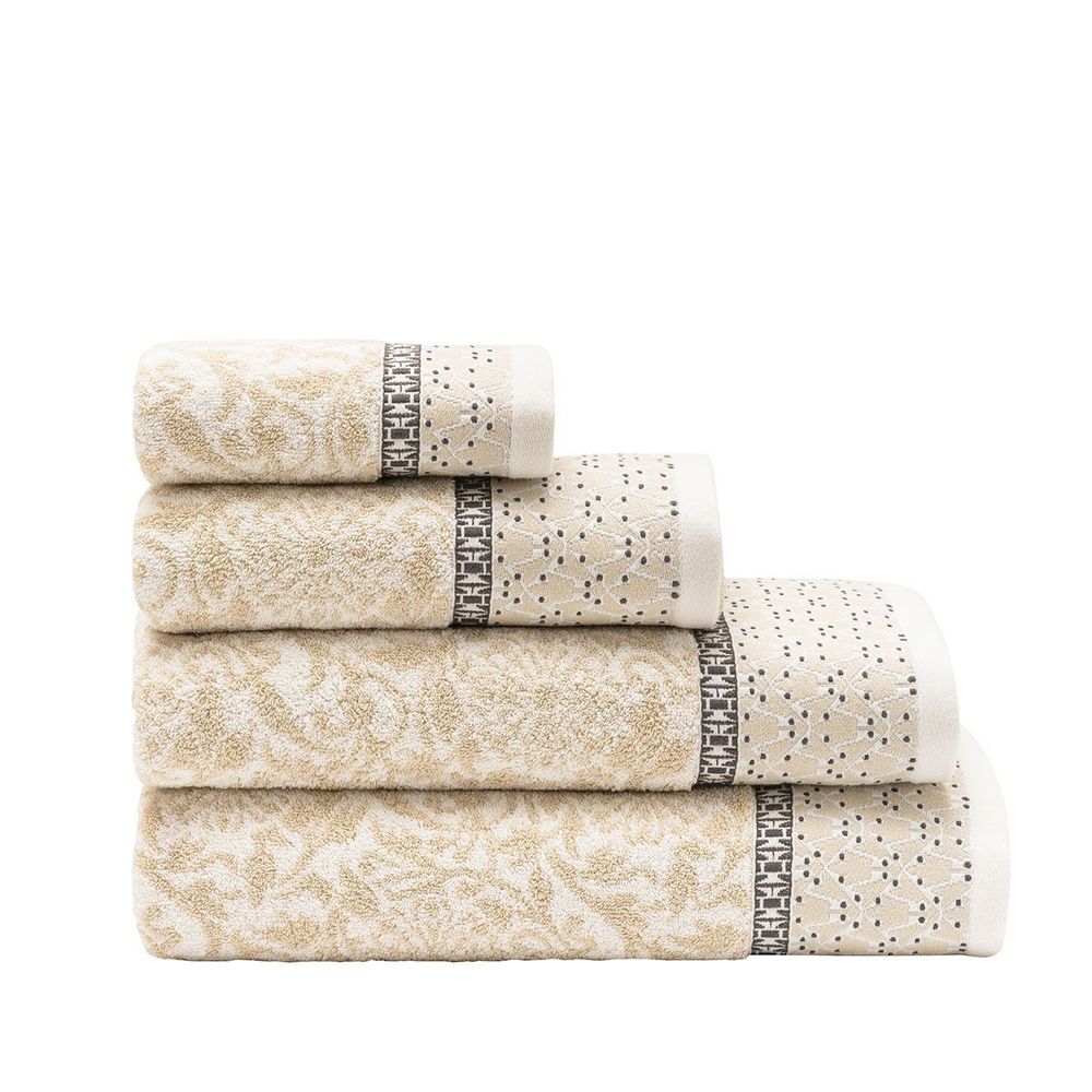 Serviettes de bain - Serviette de bain Charme Coton - LE JACQUARD FRANCAIS