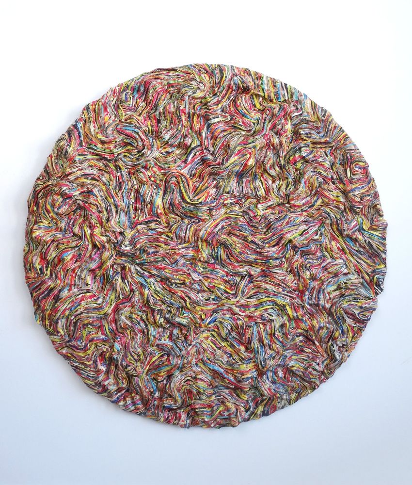Unique pieces - Sculpture recycled paper FLOW - HELENE SIELLEZ