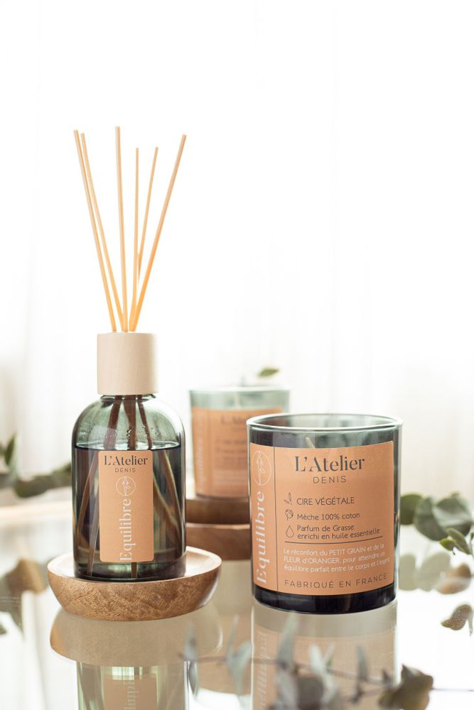 Decorative objects - L'Atelier Denis - EUPHORIE: 100% vegetable wax scented candle 150g - 30H - L'ATELIER DENIS