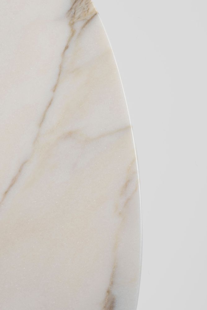 Tables basses - Table basse Greenapple, table basse Curve, marbre Calacatta Bianco, fabriquée à la main au Portugal - GREENAPPLE DESIGN INTERIORS