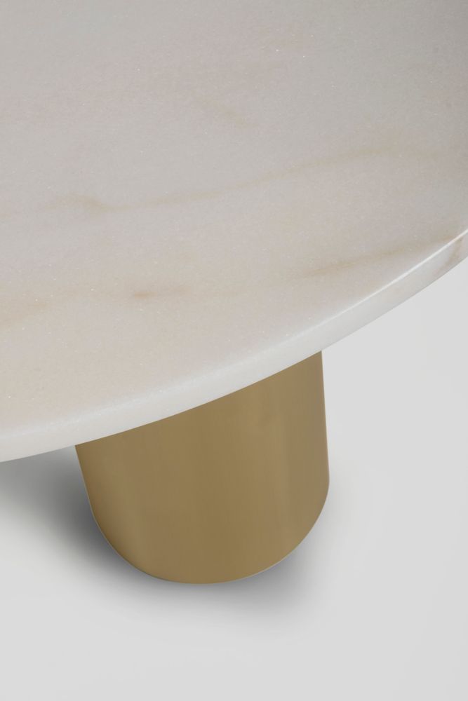 Tables basses - Table basse Greenapple, table basse Curve, marbre Calacatta Bianco, fabriquée à la main au Portugal - GREENAPPLE DESIGN INTERIORS