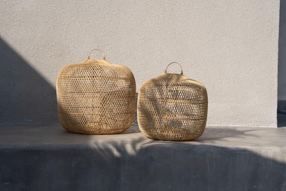 Lampadaires - Le Pendentif Batu Bolong - Naturel - M - BAZAR BIZAR LIVING