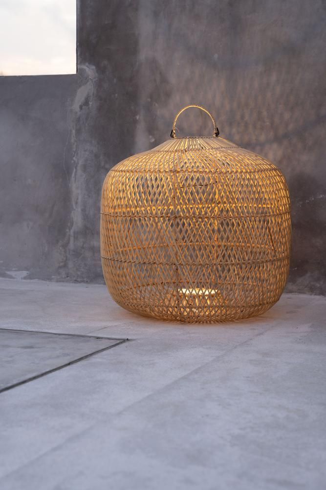 Lampadaires - Le Pendentif Batu Bolong - Naturel - M - BAZAR BIZAR LIVING
