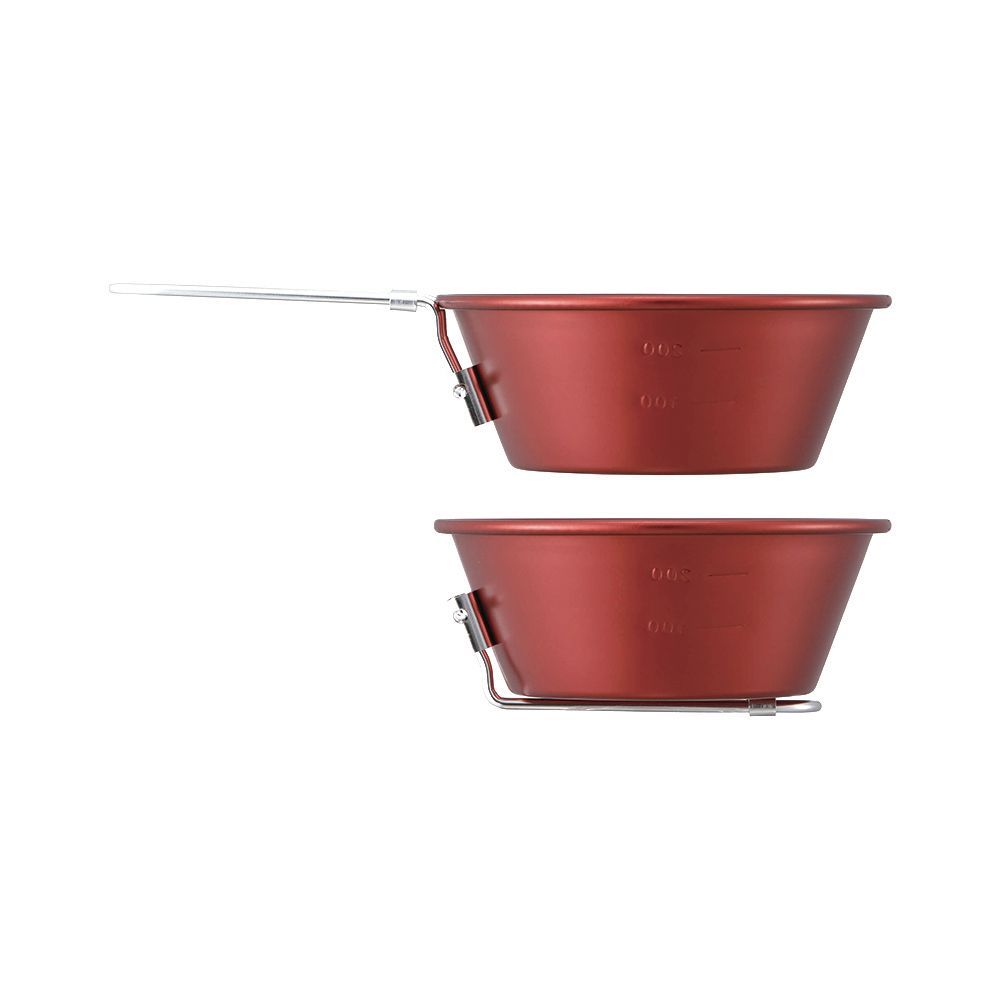 Barbecues - Camping mug, folding handle, aluminium 300 ml/SKATER - ABINGPLUS