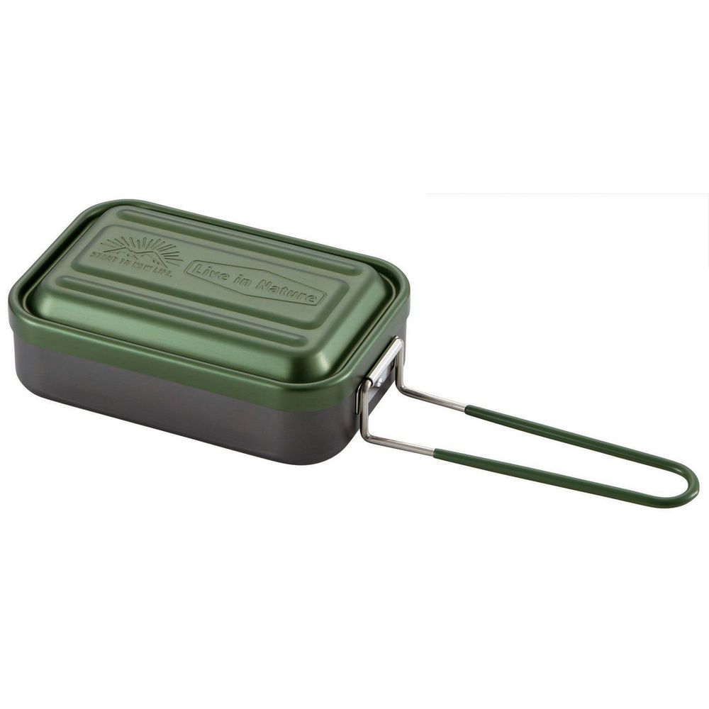 Barbecues - 850 ml aluminum and rectangular color camping bowl - Mess Tin/SKATER collection - ABINGPLUS
