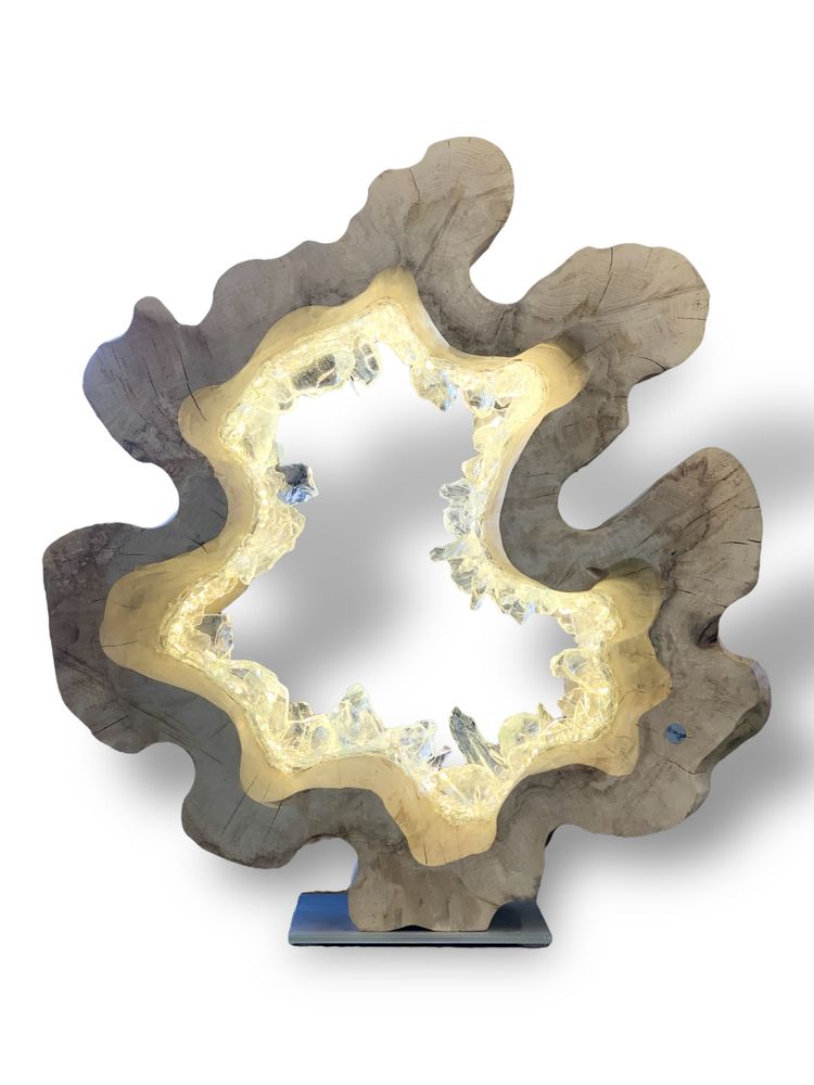 Table lamps - Natural Waves Ring 60cm - ARANGO