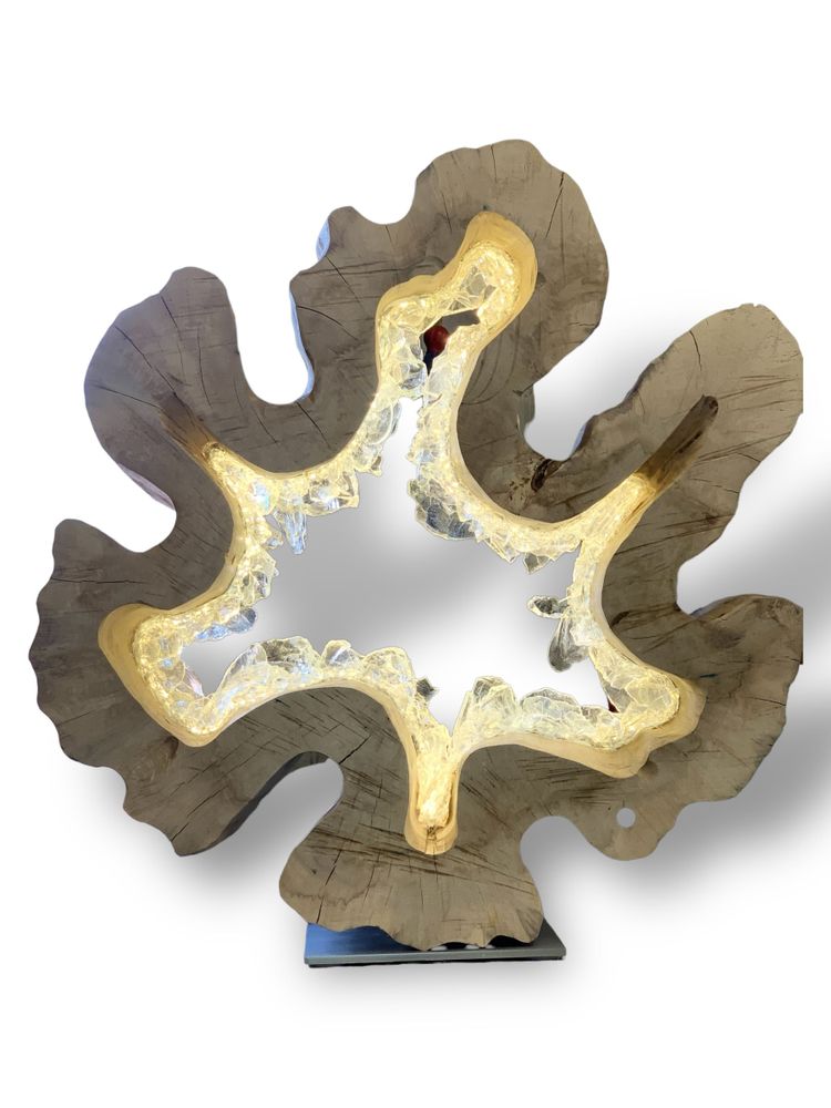 Table lamps - Natural Waves Ring 60cm - ARANGO