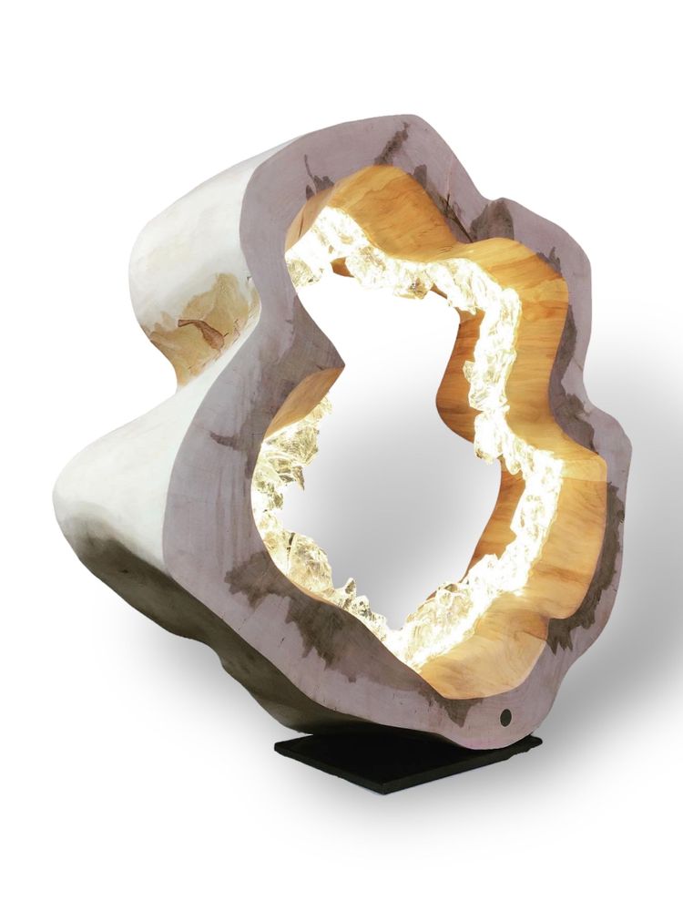 Table lamps - Natural Waves Ring 60cm - ARANGO
