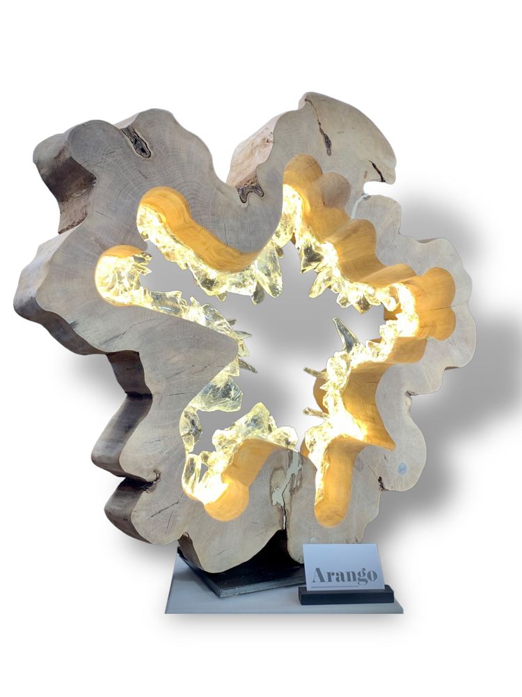 Table lamps - Natural Waves Ring 60cm - ARANGO