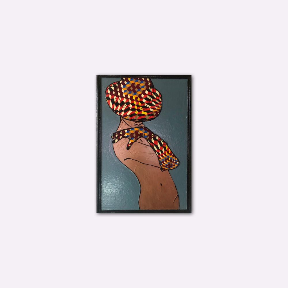 Paintings - FABRIC CHART: PANAMA HAT - CHACHA.ARTDECO