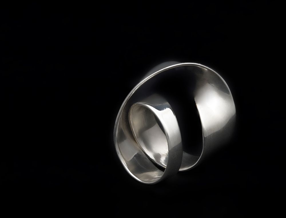 Orfèvrerie - Bague Moebius, argent sterling - CHIARA DE FILIPPIS