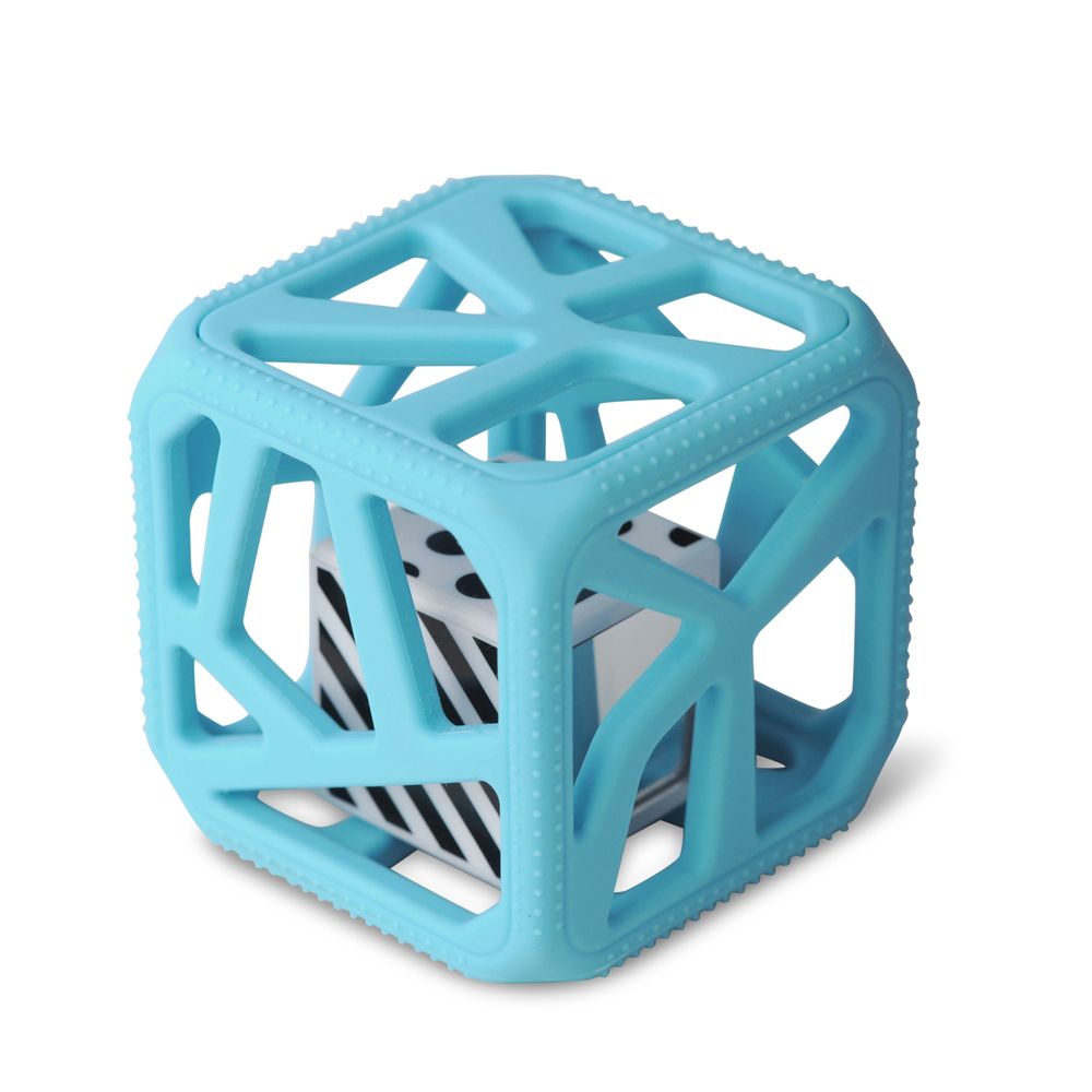 Toys - Silicone teething cube rattle - BABIREVA