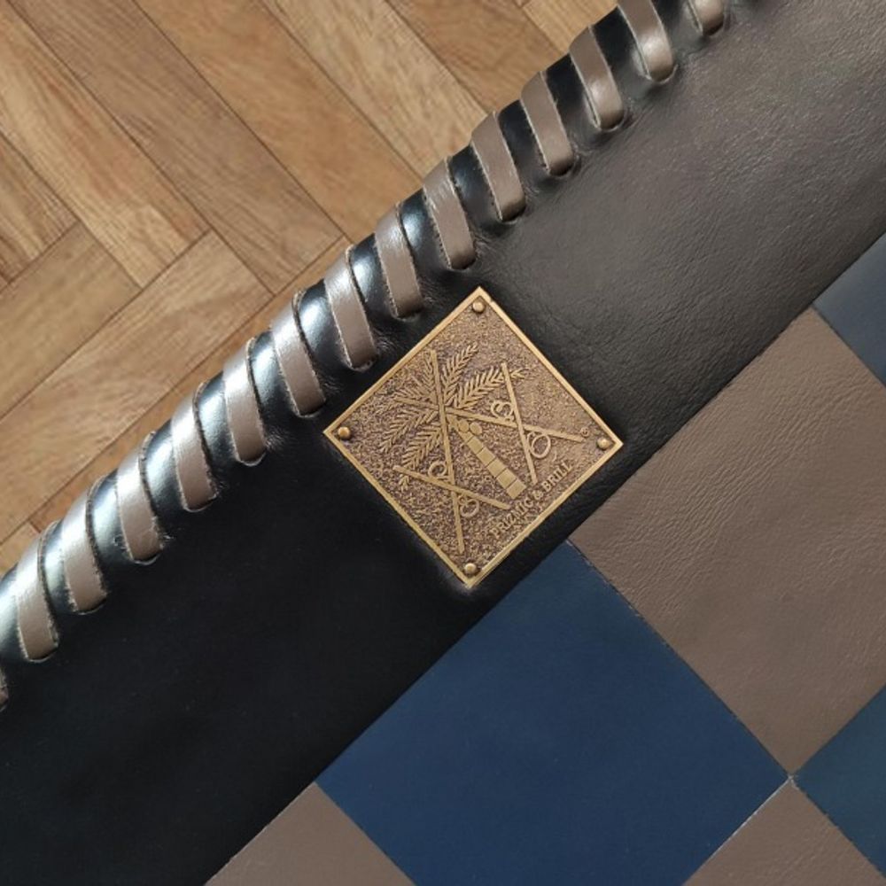 Autres tables  - TABLE D'APPOINT D'ÉCHECS BOHO - P&B VALISES