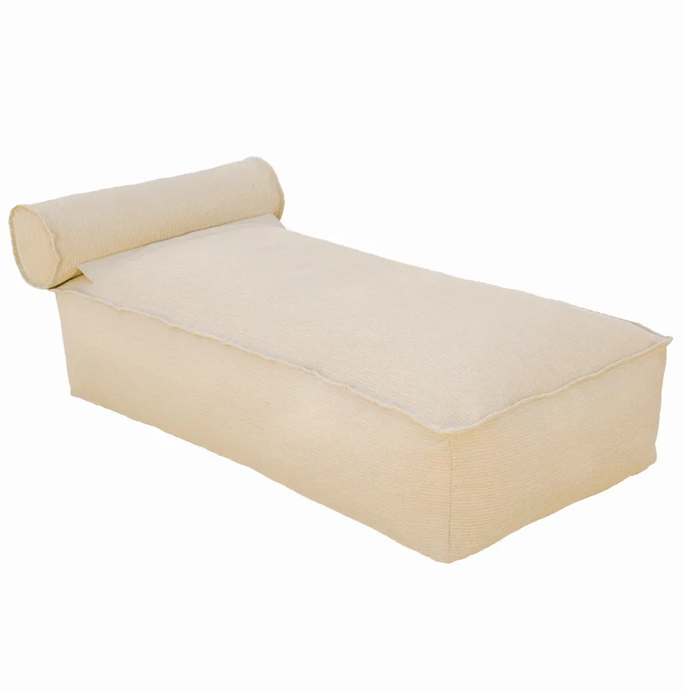 Deck chairs - Floating lounger with raffia effect - MX HOME