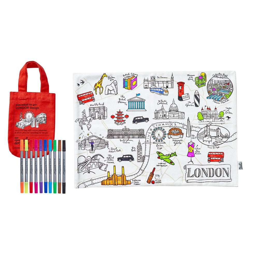 Placemats - London placemat to go. - EATSLEEPDOODLE