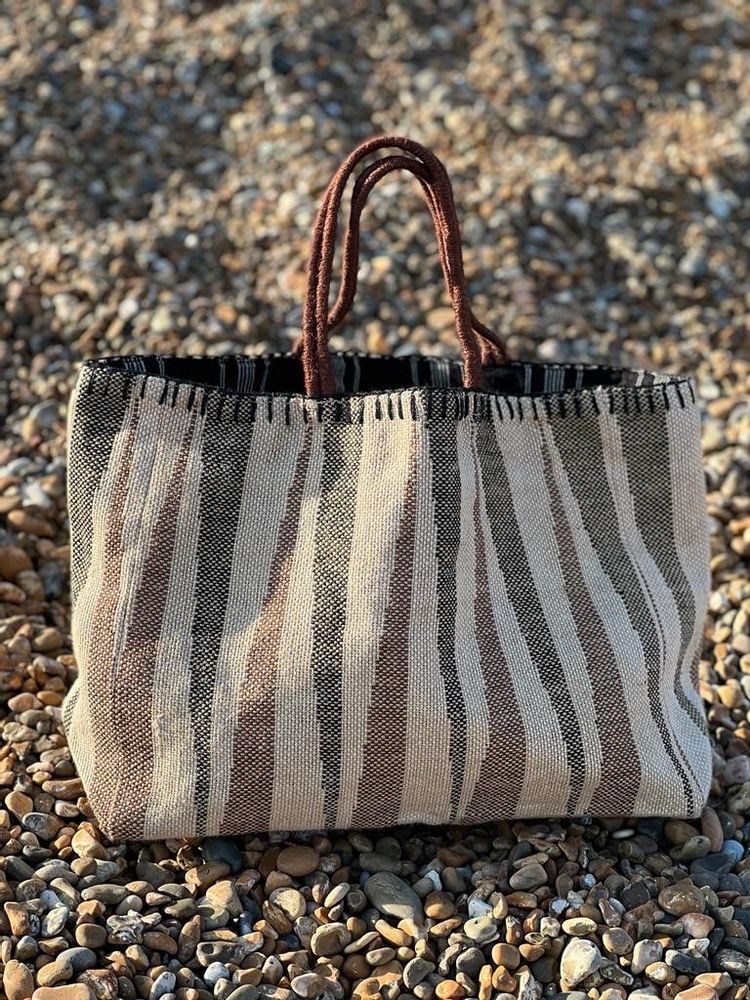 Sacs et cabas - Porte-tout en toile de jute extra large - MAISON BENGAL