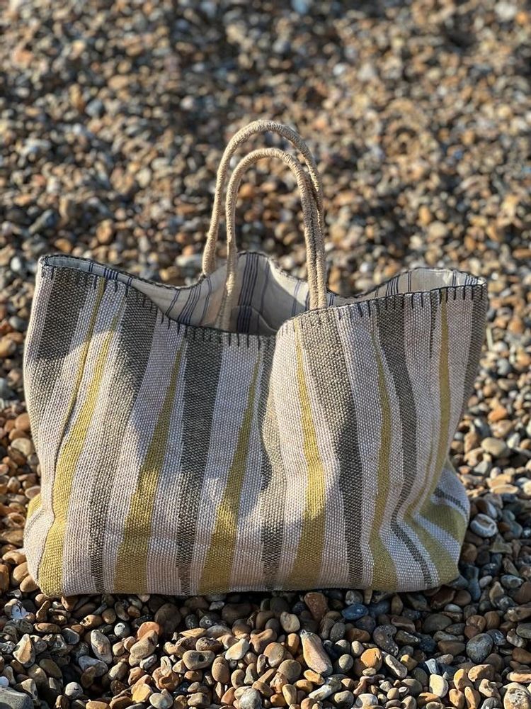 Sacs et cabas - Porte-tout en toile de jute extra large - MAISON BENGAL