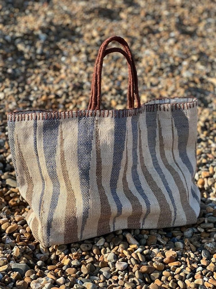 Sacs et cabas - Porte-tout en toile de jute extra large - MAISON BENGAL