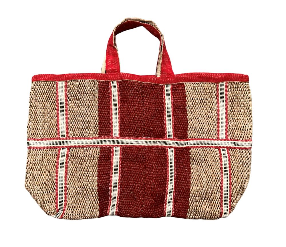 Bags and totes - Hand loomed natural jute bag - MAISON BENGAL