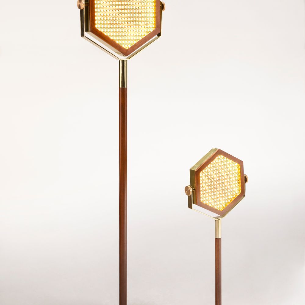 Design objects - Benjamin Hexa floor Lamp - VENZON LIGHTING & OBJECTS
