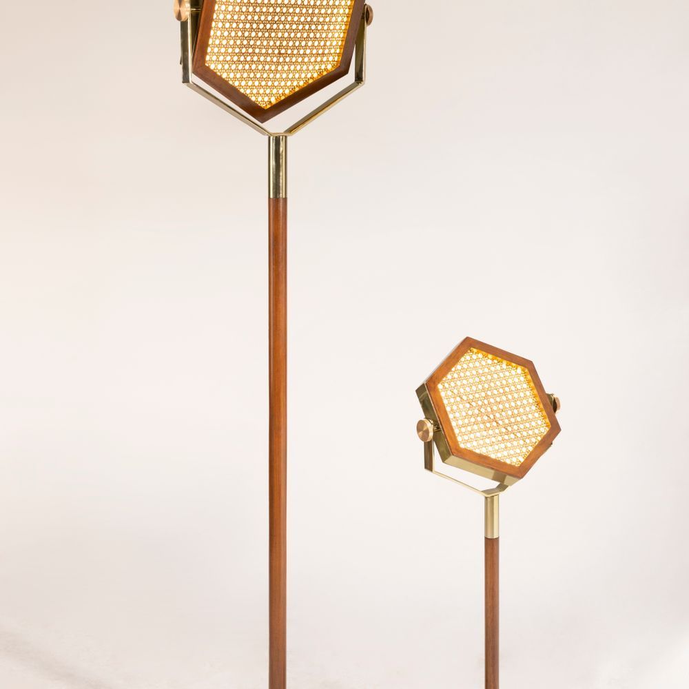 Design objects - Benjamin Hexa floor Lamp - VENZON LIGHTING & OBJECTS
