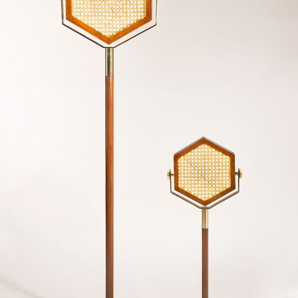 Design objects - Benjamin Hexa floor Lamp - VENZON LIGHTING & OBJECTS