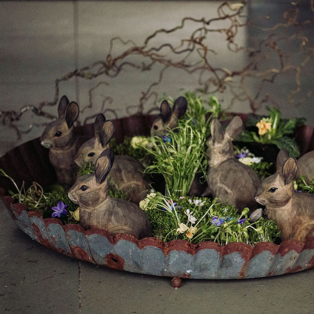 Decorative objects - Hand Carved Animals - WILDLIFE GARDEN