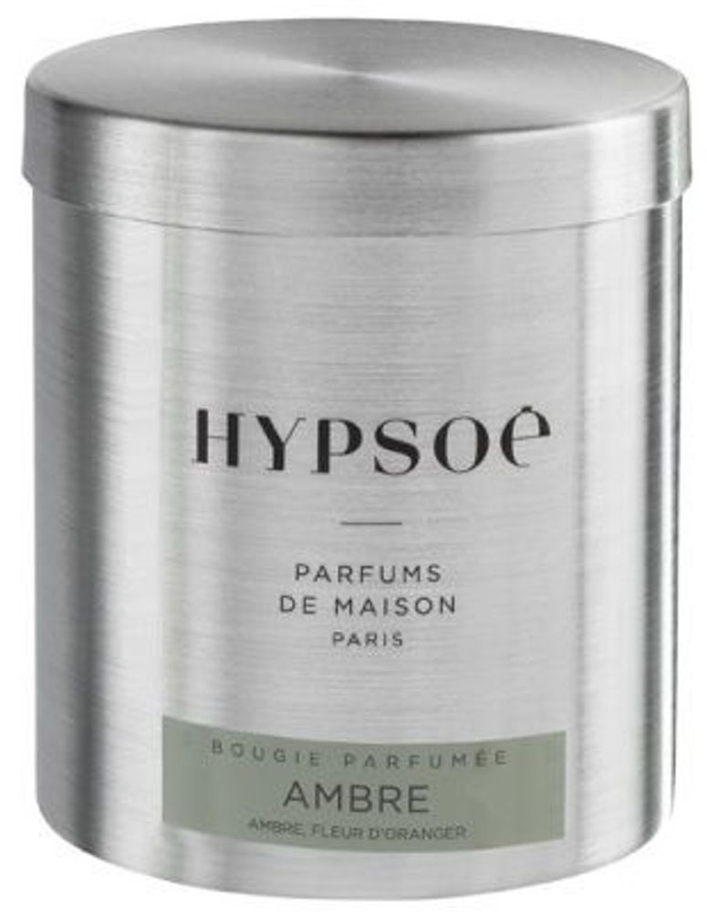 Candles - Scented candle in a metal box - Amber - HYPSOÉ -APOTHECA-MADE IN PARIS