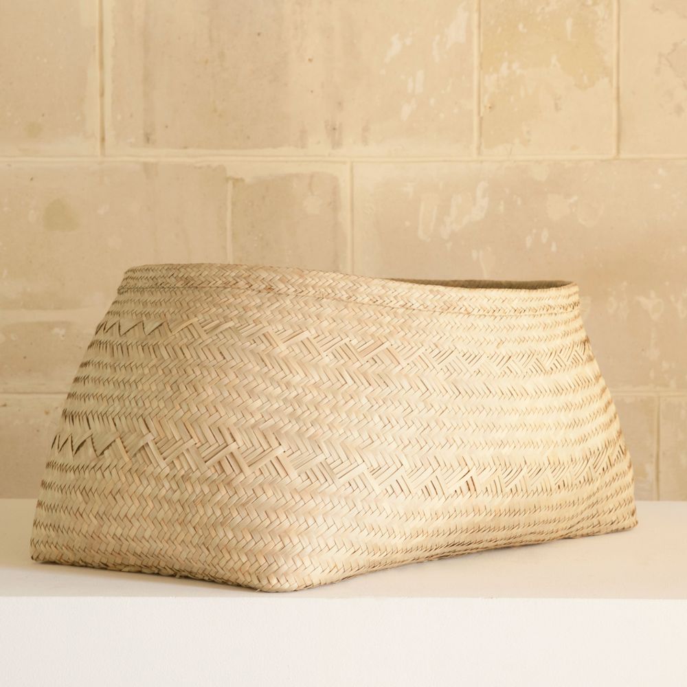 Laundry baskets - Oversized Basket - Palm fibre collection by AS'ART - AS'ART A SENSE OF CRAFTS