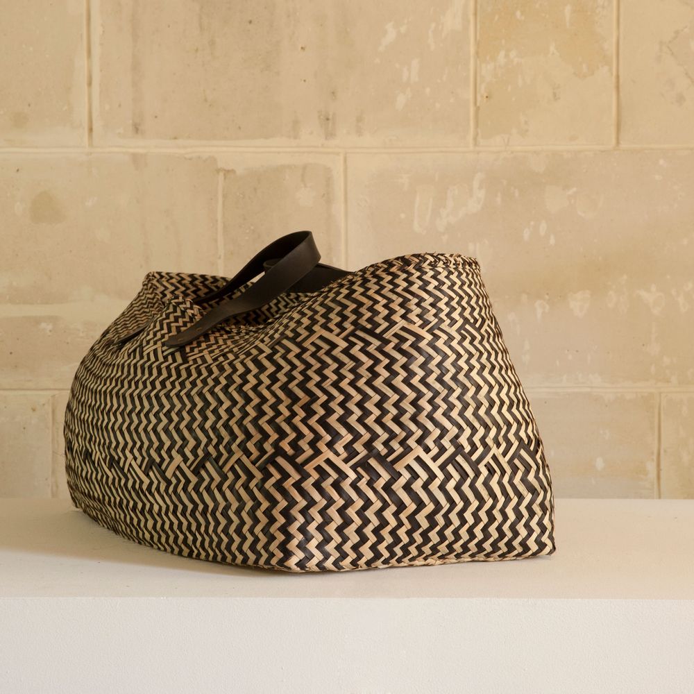 Laundry baskets - Oversized Basket - Palm fibre collection by AS'ART - AS'ART A SENSE OF CRAFTS