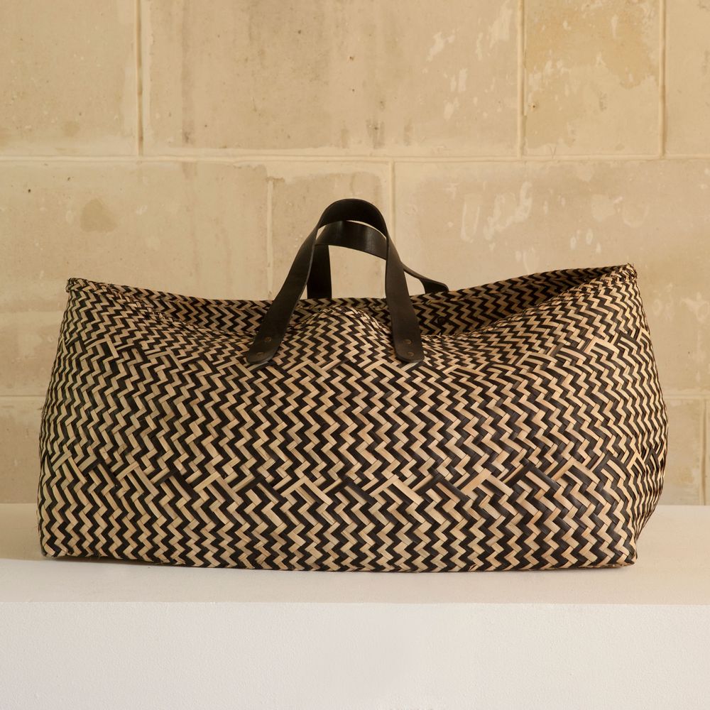 Laundry baskets - Oversized Basket - Palm fibre collection by AS'ART - AS'ART A SENSE OF CRAFTS