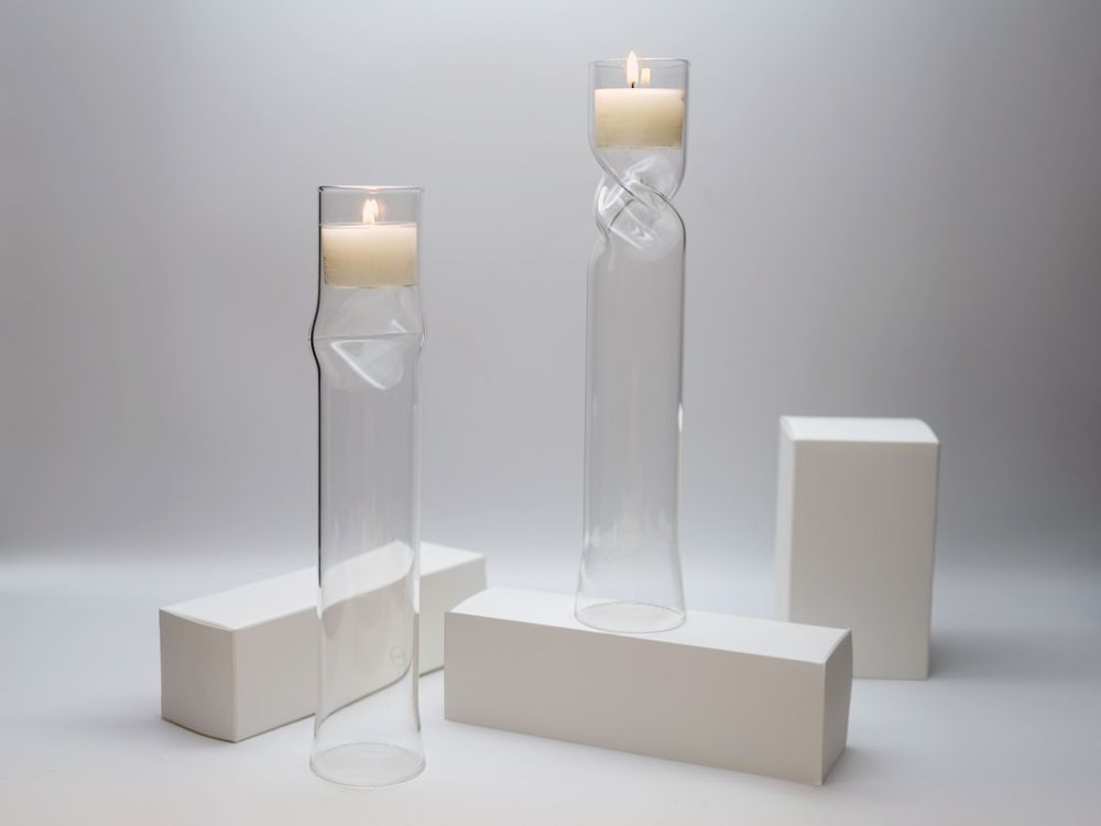 Candlesticks and candle holders - Mistake Stapled L - KANZ