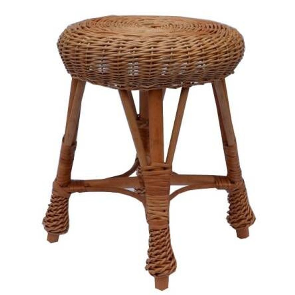 Chaises pour collectivités - chaise tabouret en rotin - PANAPUFA