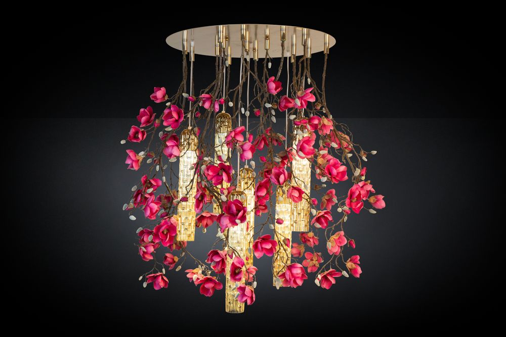 Floral decoration - Flower Power Magnolia Chandelier - VG - VGNEWTREND