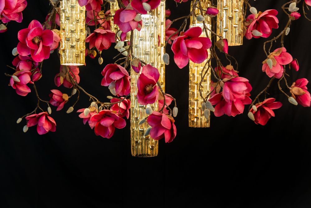 Floral decoration - Flower Power Magnolia Chandelier - VG - VGNEWTREND