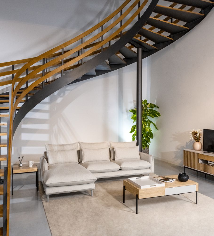 Sofas - VENEZA SOFA WITH CHAISELONGUE - ANTARTE