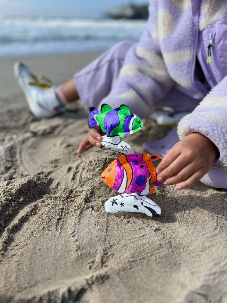 Gifts - Inflatable creart to color - Fish - ARA-CREATIVE