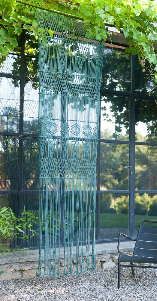 Curtains and window coverings - Curtain Door in Macramé - RESILLE - EN FIL D'INDIENNE...