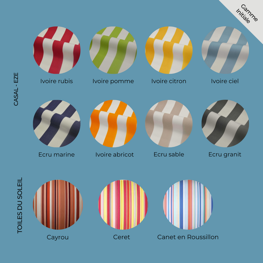 Lawn armchairs - Seat cushion - Ingrid model Initiale range - customizable outdoor seat cushion for the low armchair from the Luxembourg range - SOFTLANDING