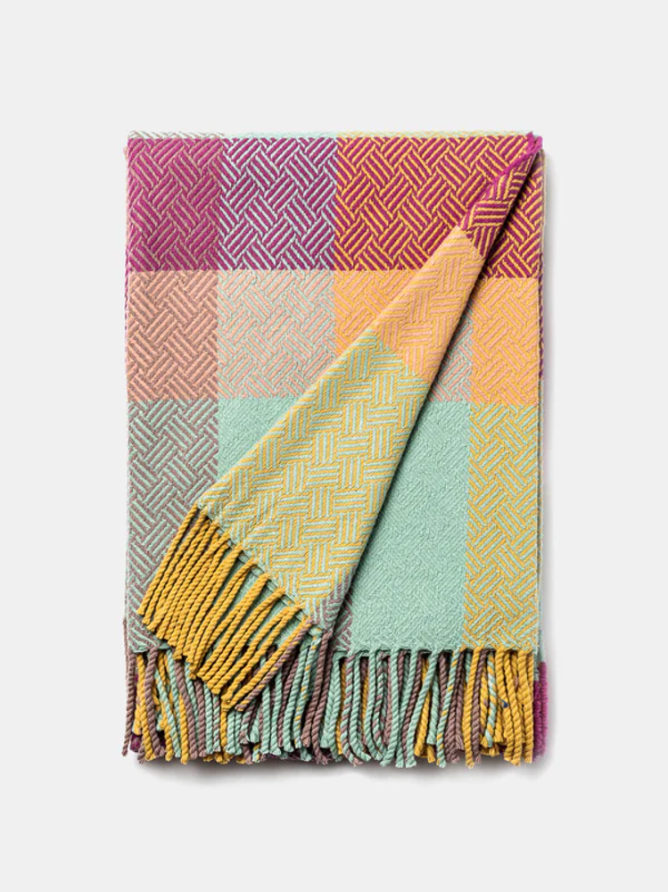 Decorative objects - Domino Multicolor Blanket - BUREL FACTORY
