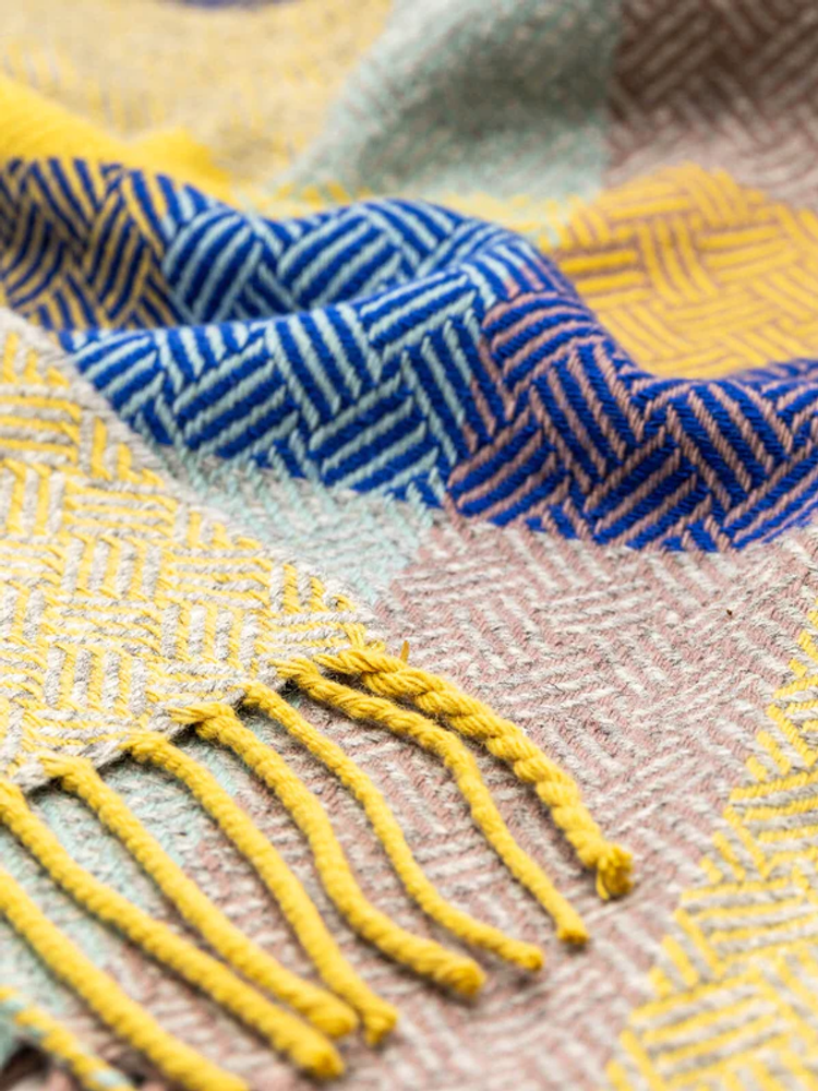 Decorative objects - Domino Multicolor Blanket - BUREL FACTORY