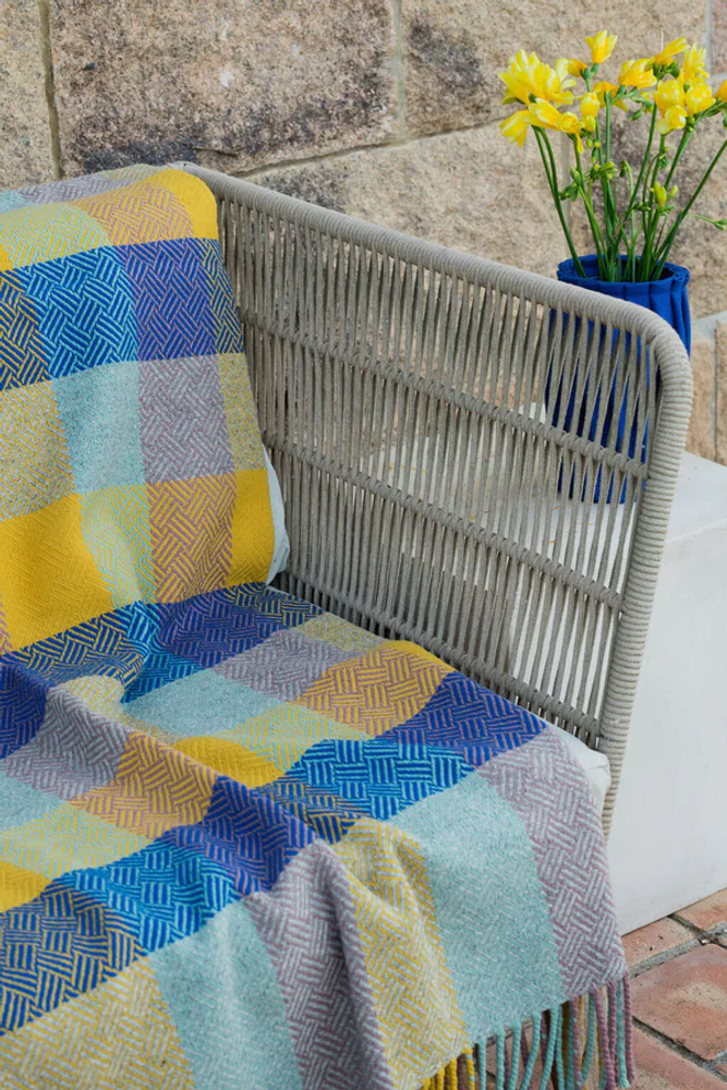 Decorative objects - Domino Multicolor Blanket - BUREL FACTORY