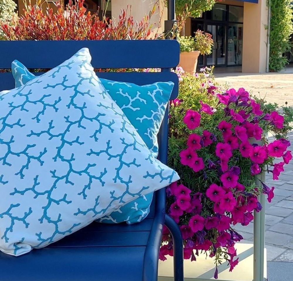 Outdoor decorative accessories - Cushion 45 cm x 45 cm - Marcel model - Exclusive range customizable outdoor cushion - SOFTLANDING