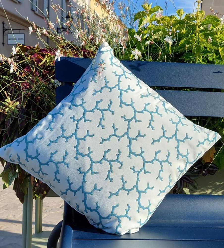 Cushions - Cushion 45 cm x 45 cm - Marcel model - Elegance range customizable outdoor cushion - SOFTLANDING