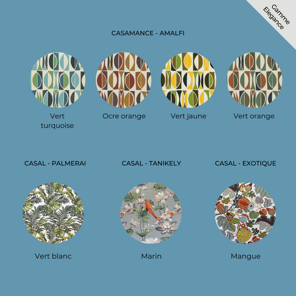 Cushions - Cushion 45 cm x 45 cm - Marcel model - Elegance range customizable outdoor cushion - SOFTLANDING
