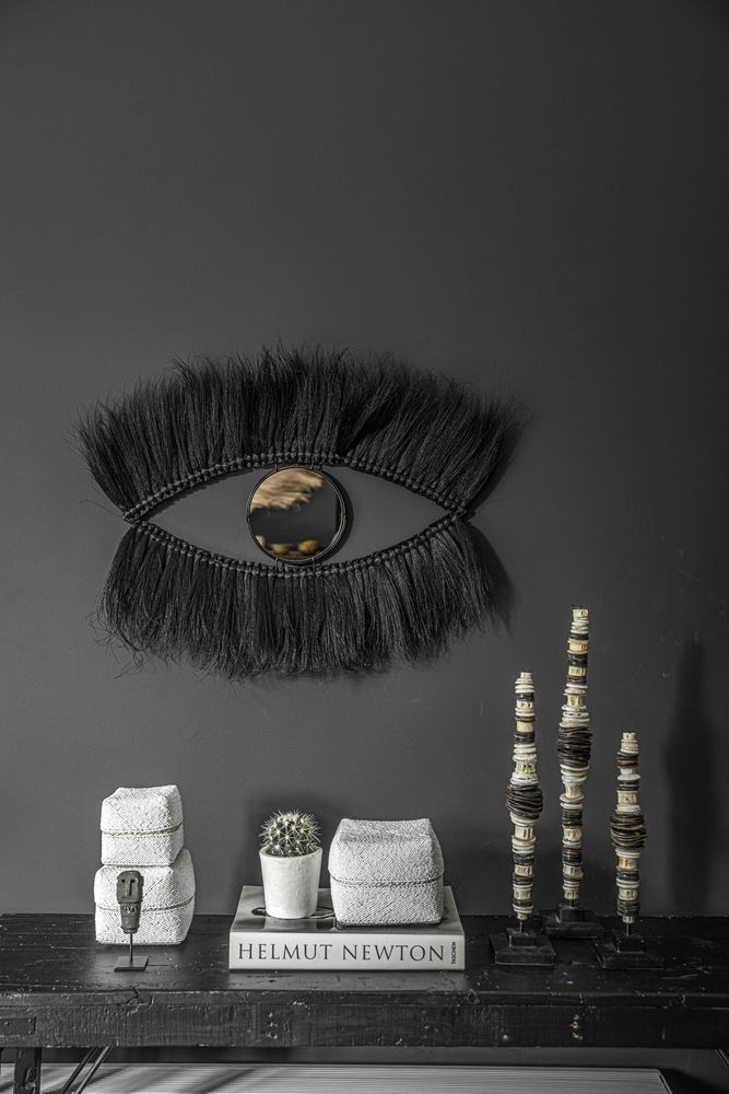 Mirrors - The Black Eye Mirror - Black - BAZAR BIZAR LIVING